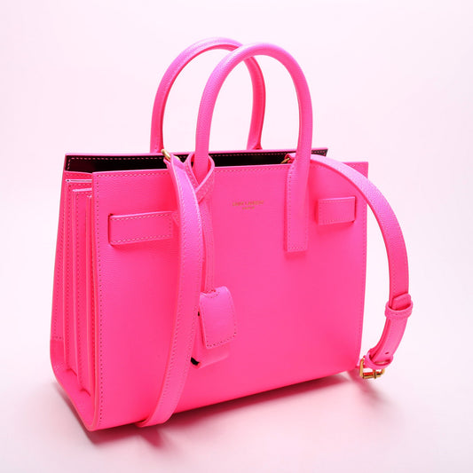 Saint Laurent Sac De Jour Nano Pink Glow 392035 Bag