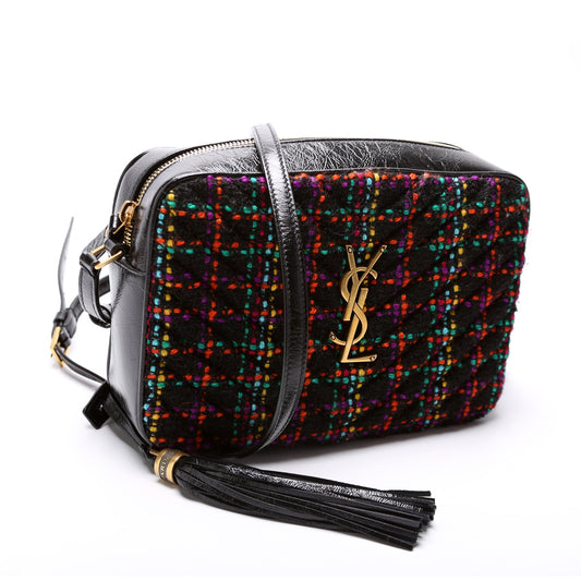 Saint Laurent Lou Camera Tweed 612544 Bag
