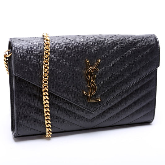 Saint Laurent Grain De Chain Wallet Bag
