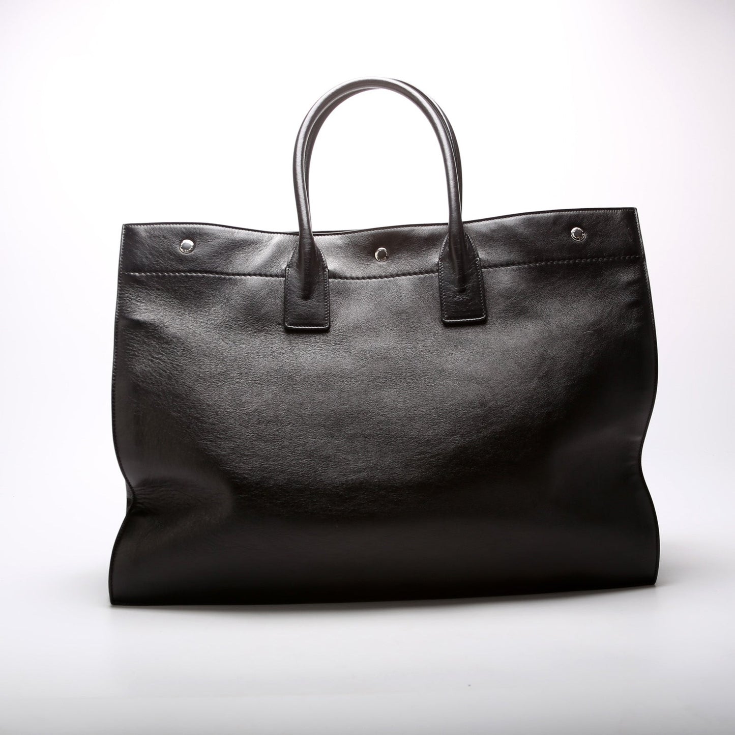 Saint Laurent Rive Gauche Leather Tote Bag