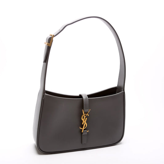 Saint Laurent Le 5 A 7 Hobo Leather Bag
