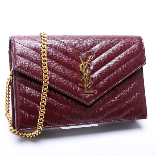 Saint Laurent Envelope Chain Wallet 393953 Bag