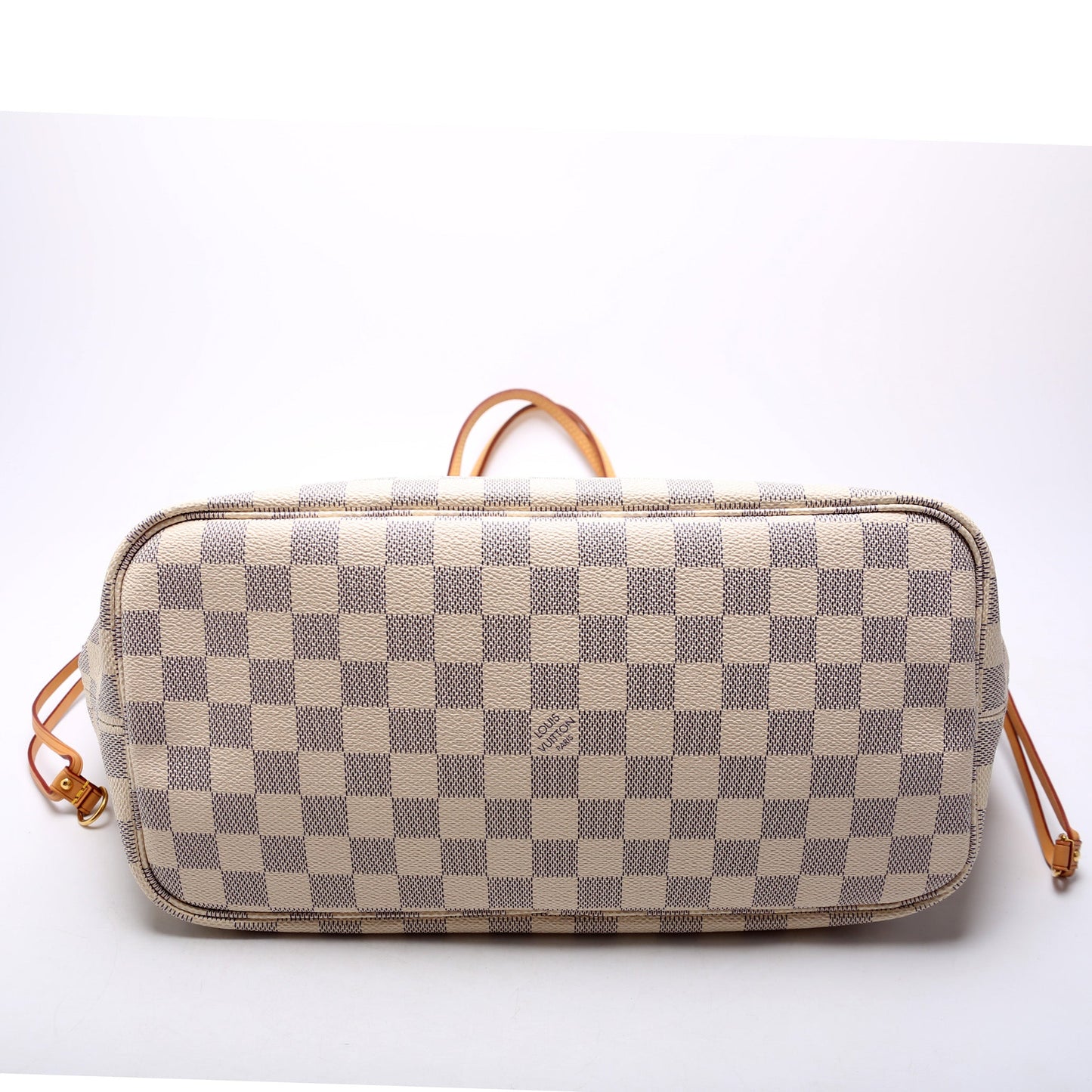 Louis Vuitton Neverfull W/Wallet MM Damier Azur