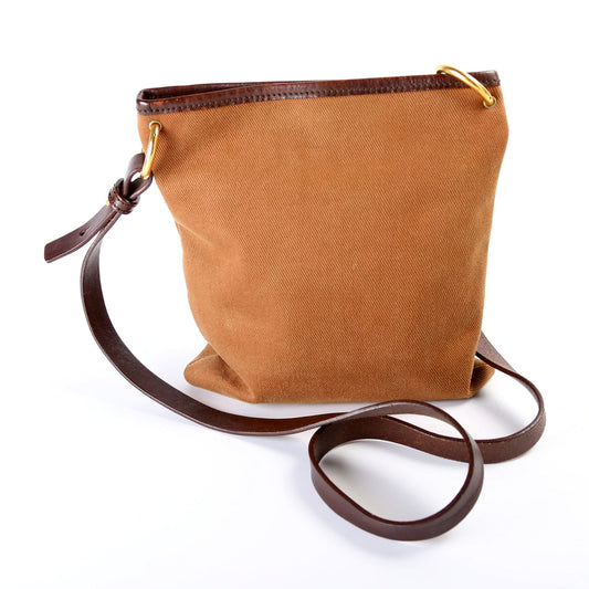 Saint Laurent Logo YSL Canvas Crossbody Bag