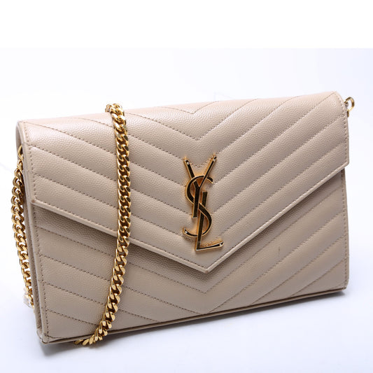 Saint Laurent Grain De Chain Wallet Bag