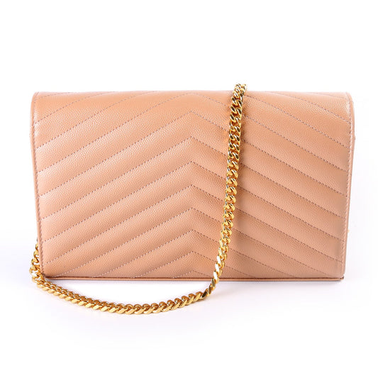 Saint Laurent Grain De Poudre Chain Wallet 377828 Bag