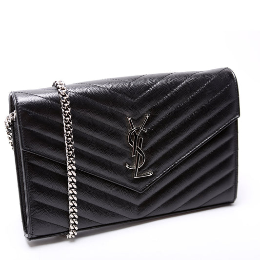 Saint Laurent Grain De Poudre Chain Wallet 377828 Bag