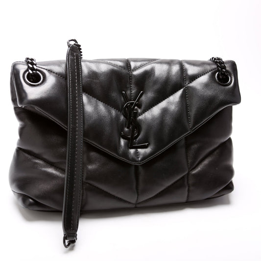 Saint Laurent Puffer Quilted Small Lambskin 577476 Bag