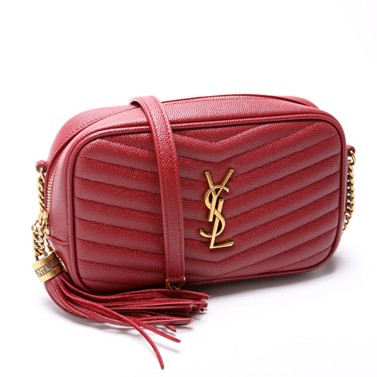 Saint Laurent Lou Camera Mini 612579 Red Bag