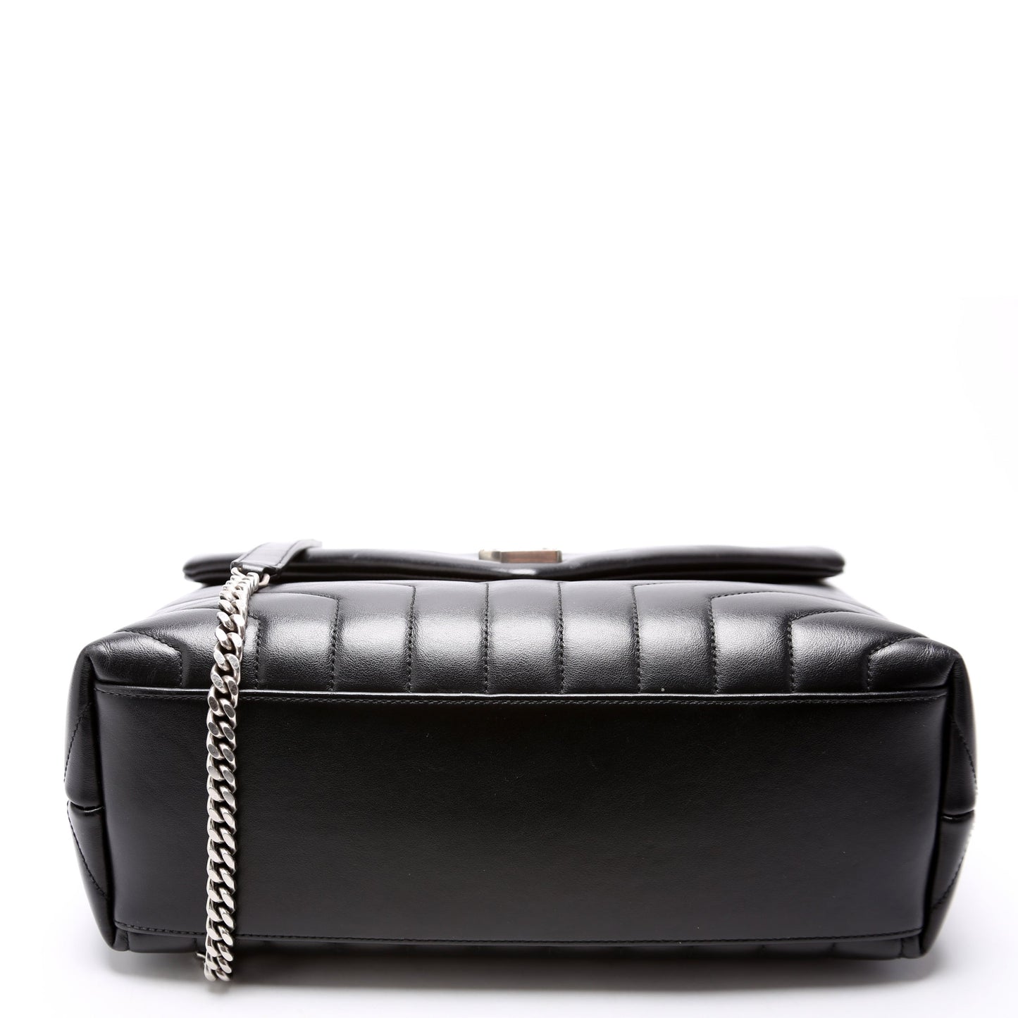 Saint Laurent Loulou Medium Quilted Black Bag