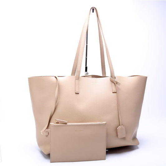 Saint Laurent East West Shopping Tote Tan Bag