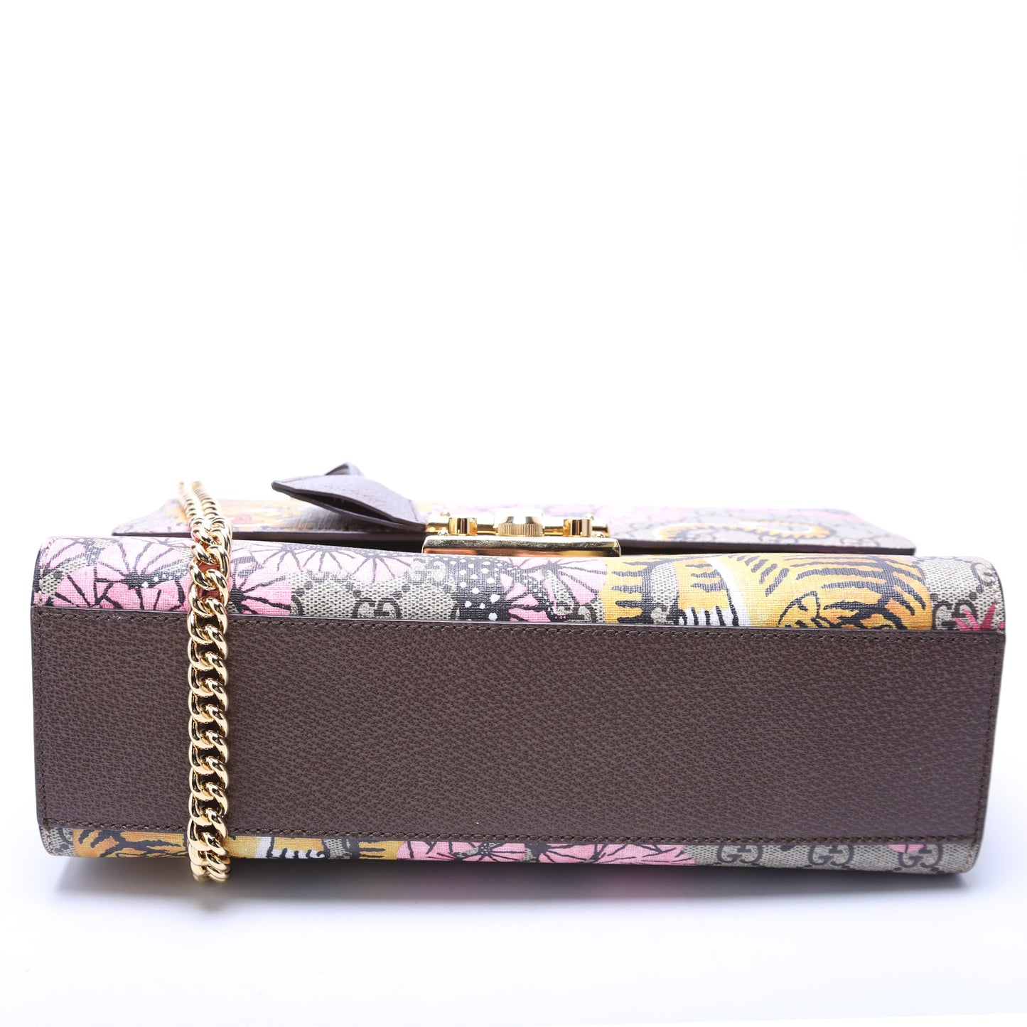 Gucci 409486 Padlock GG Supreme Bengal Shoulder Medium Multicolor Bag