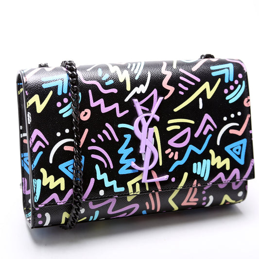 Saint Laurent Kate Satchel Grain Small Multi 345121 469390 Bag