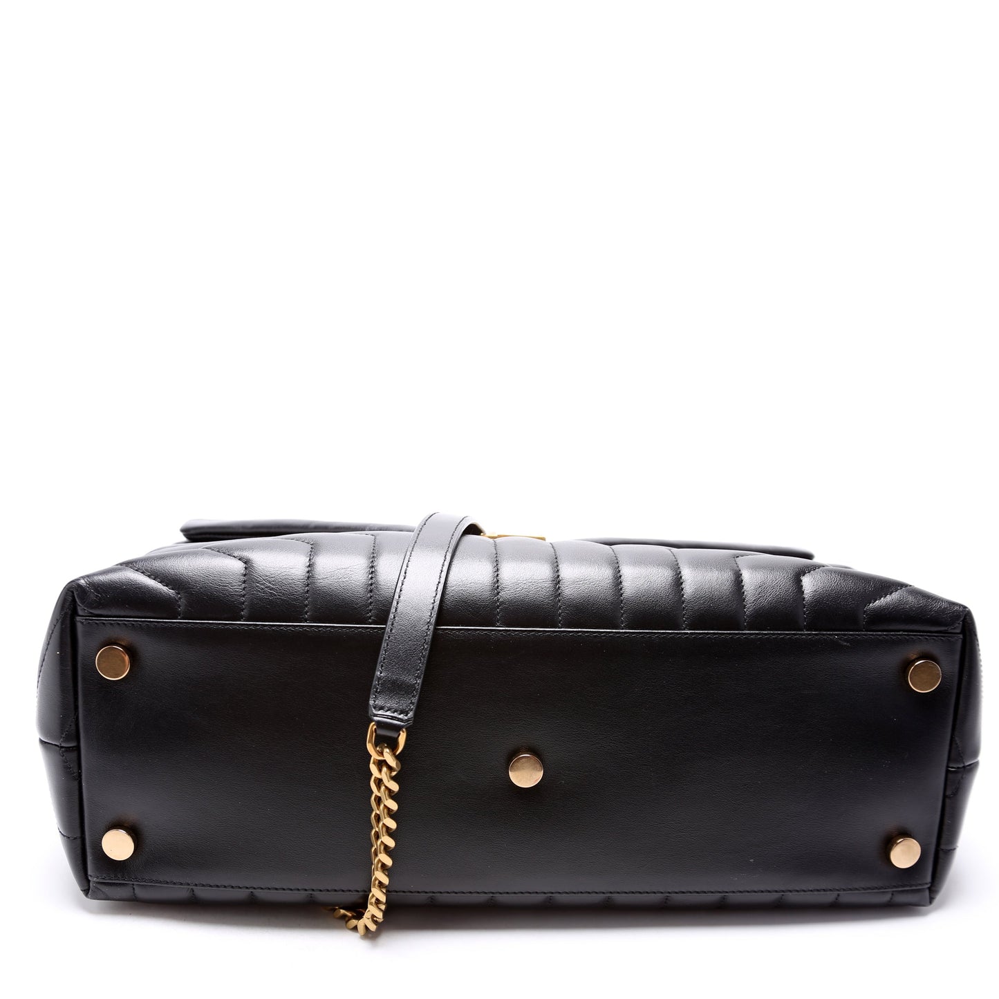 Saint Laurent Loulou Satchel Large 574947 Black Bag