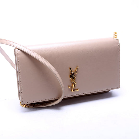 Saint Laurent 635095 Cassandra Phone Holder with Strap Tan Bag