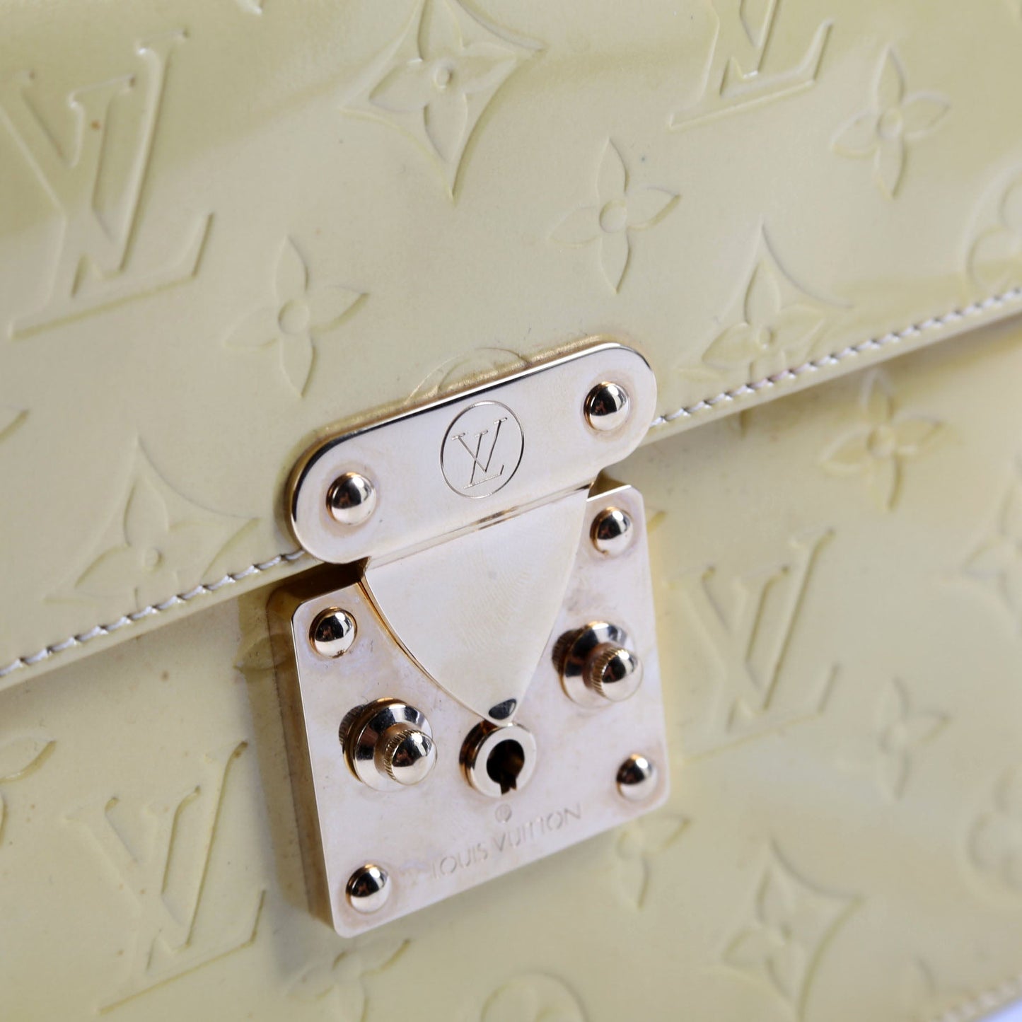 Louis Vuitton Spring Street Vernis Older Yellow