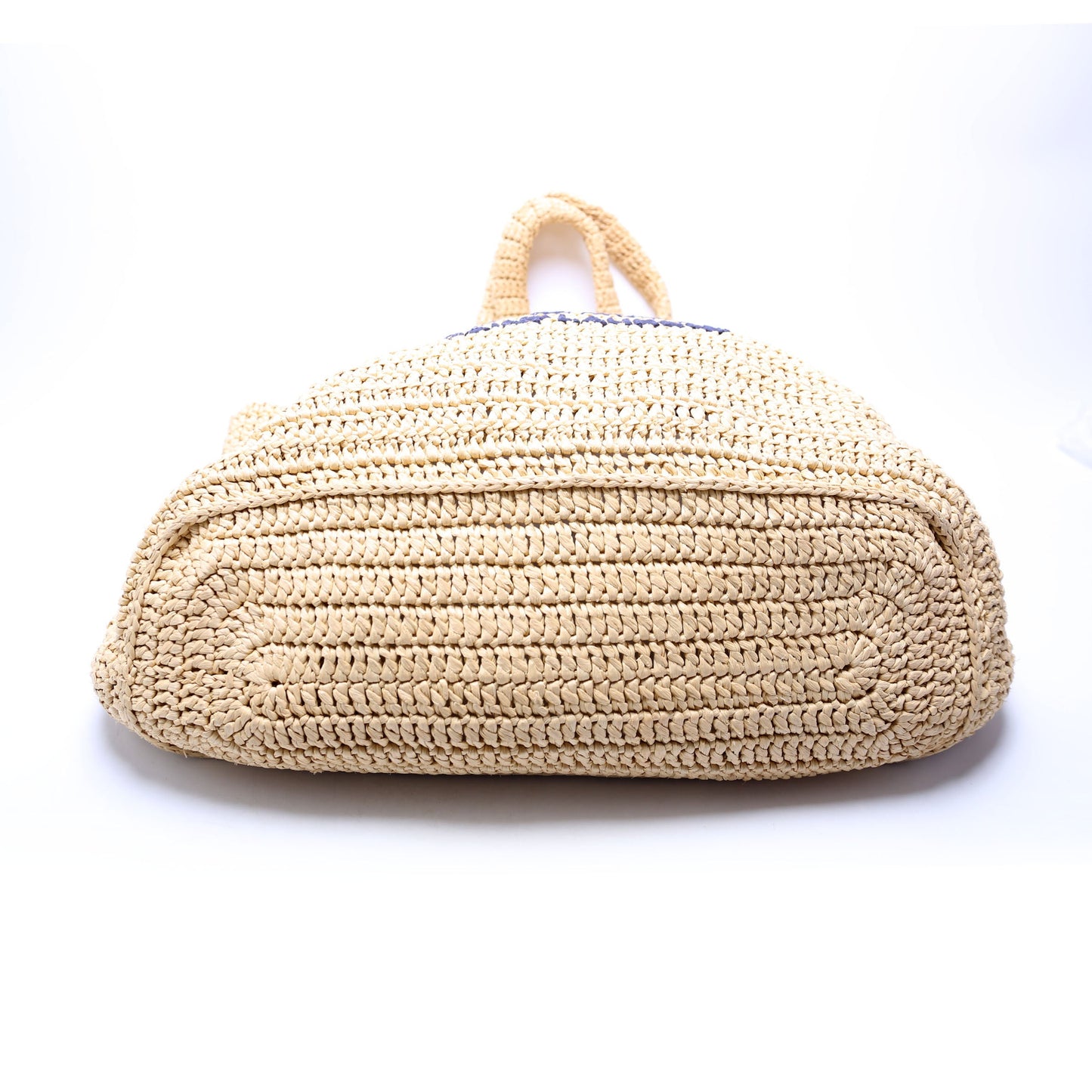 Saint Laurent Rive Gauche Tote Raffia Bag