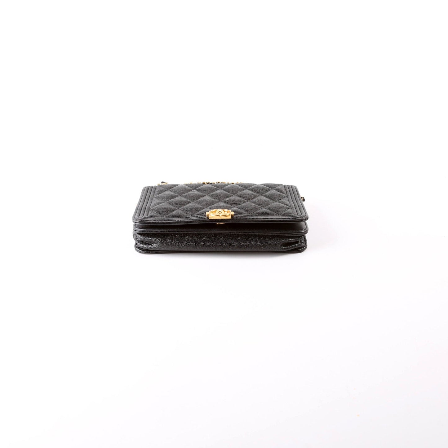 Chanel Wallet On Chain Boy Caviar Black Bag
