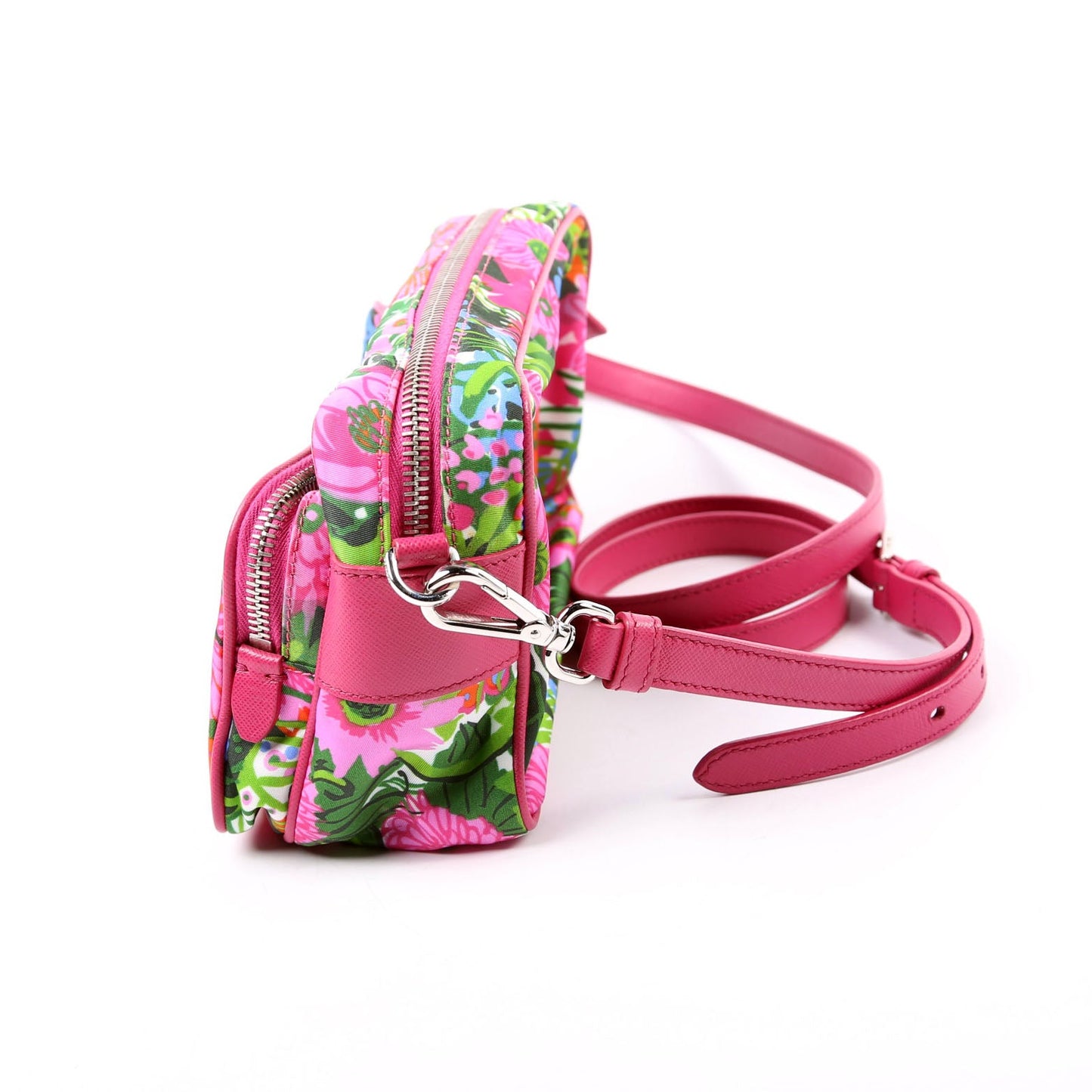 Prada Tessuto Printed Nylon Camera Bag