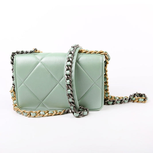Chanel 19 WOC Quilted Lambksin RFID Bag