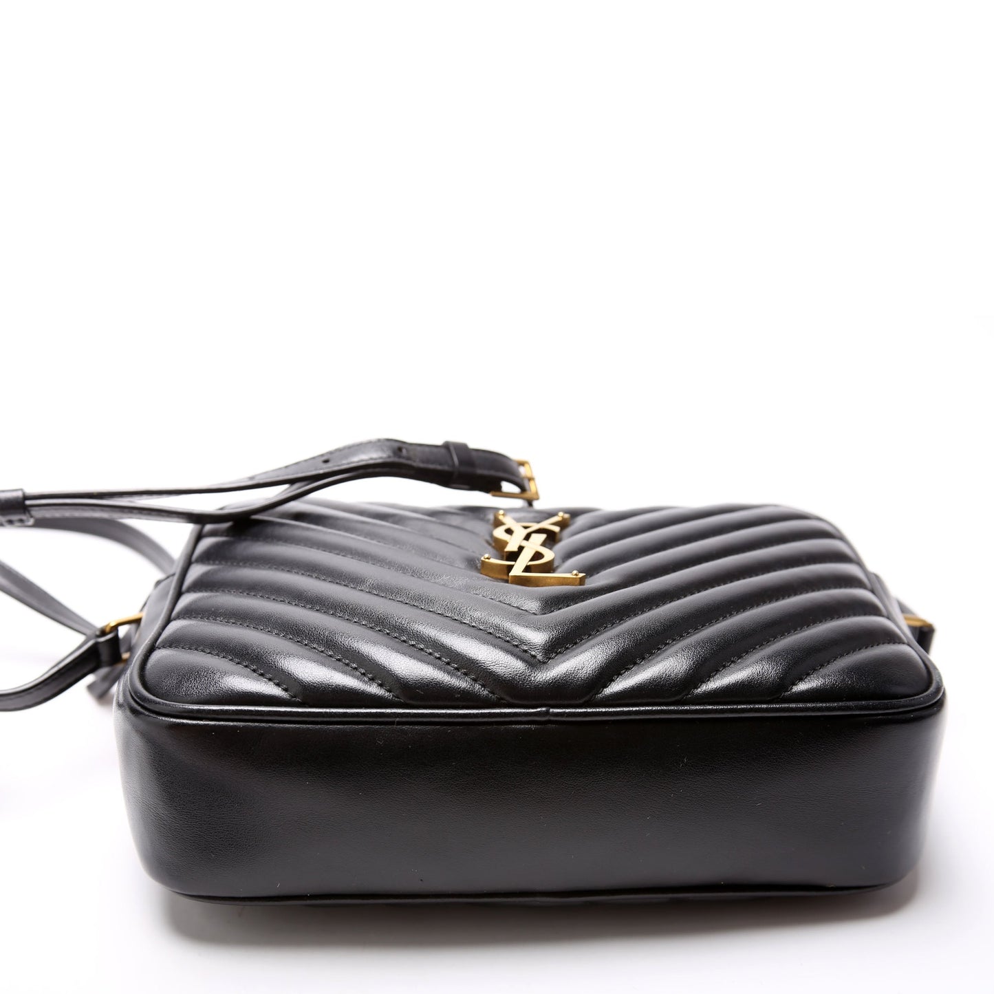 Saint Laurent Lou Camera Quilted Black Bag