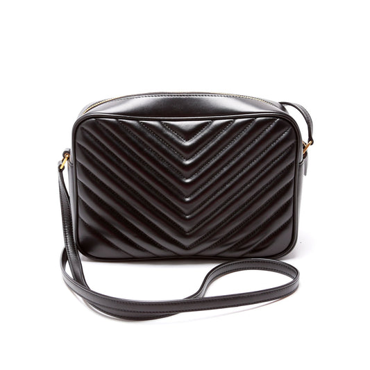 Saint Laurent Lou Camera Quilted 612544 Black Bag