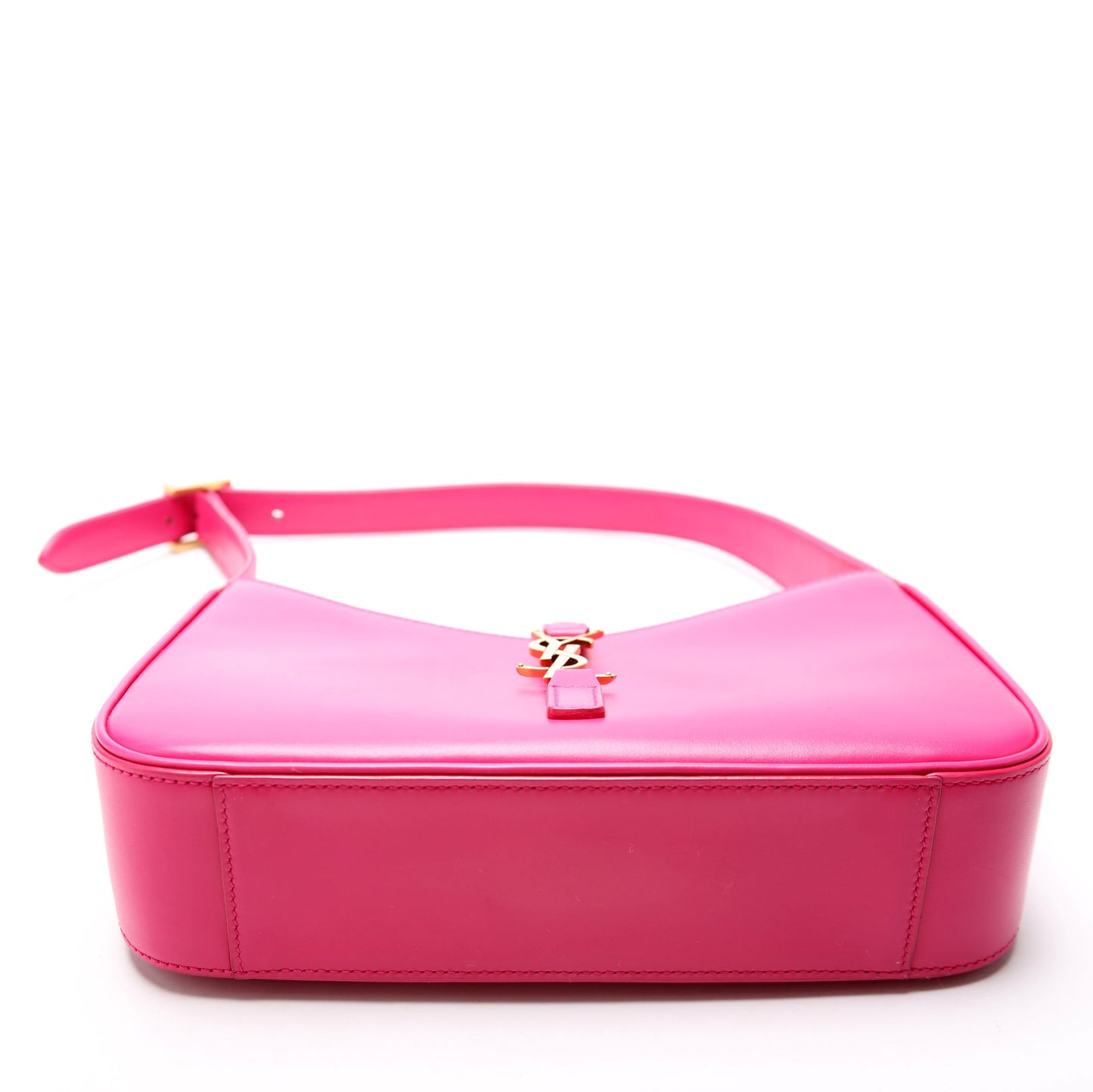 Saint Laurent 657228 Le 5 A 7 Hobo Leather Pink Bag