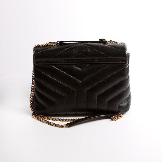 Saint Laurent LouLou Satchel Small 494699 Black Bag