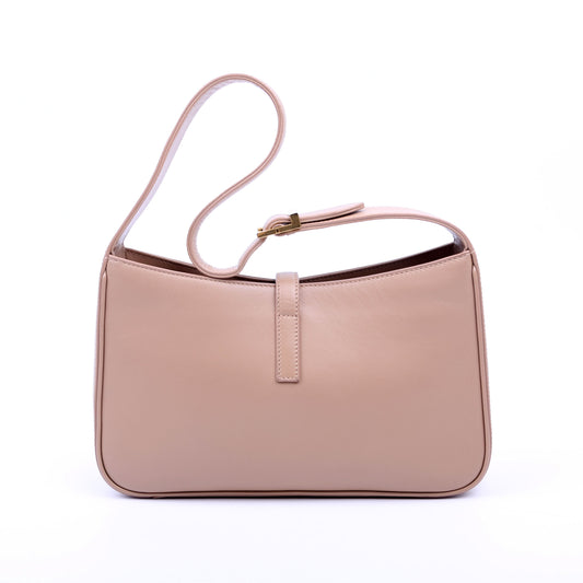 Saint Laurent 657228 Le 5 A 7 Hobo Leather Tan Bag