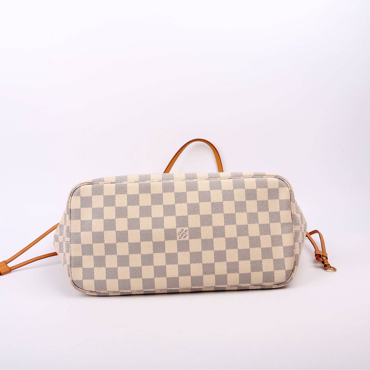Louis Vuitton Neverfull With Wallet MM Damier Azur
