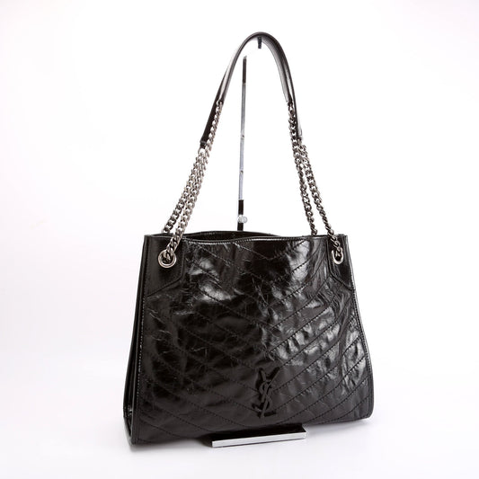 Saint Laurent 577999 Niki Medium Shopping Black Bag