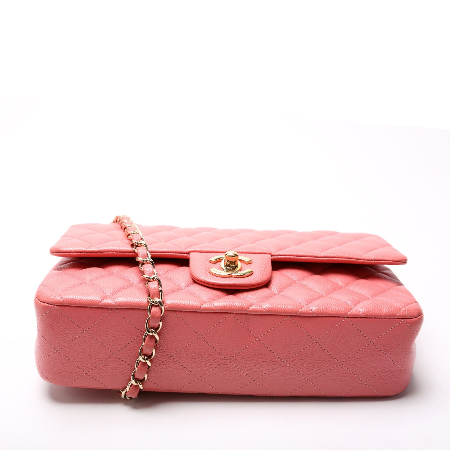 Chanel Classic Flap Medium Caviar 25-28M Pink Bag