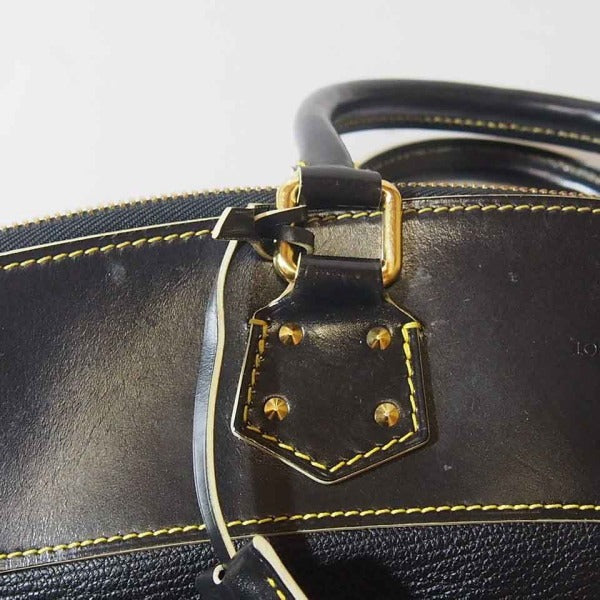 LOUIS VUITTON Handbag M91887 leather Noir LockitPM Suhari Tote Bag Women(Unisex)