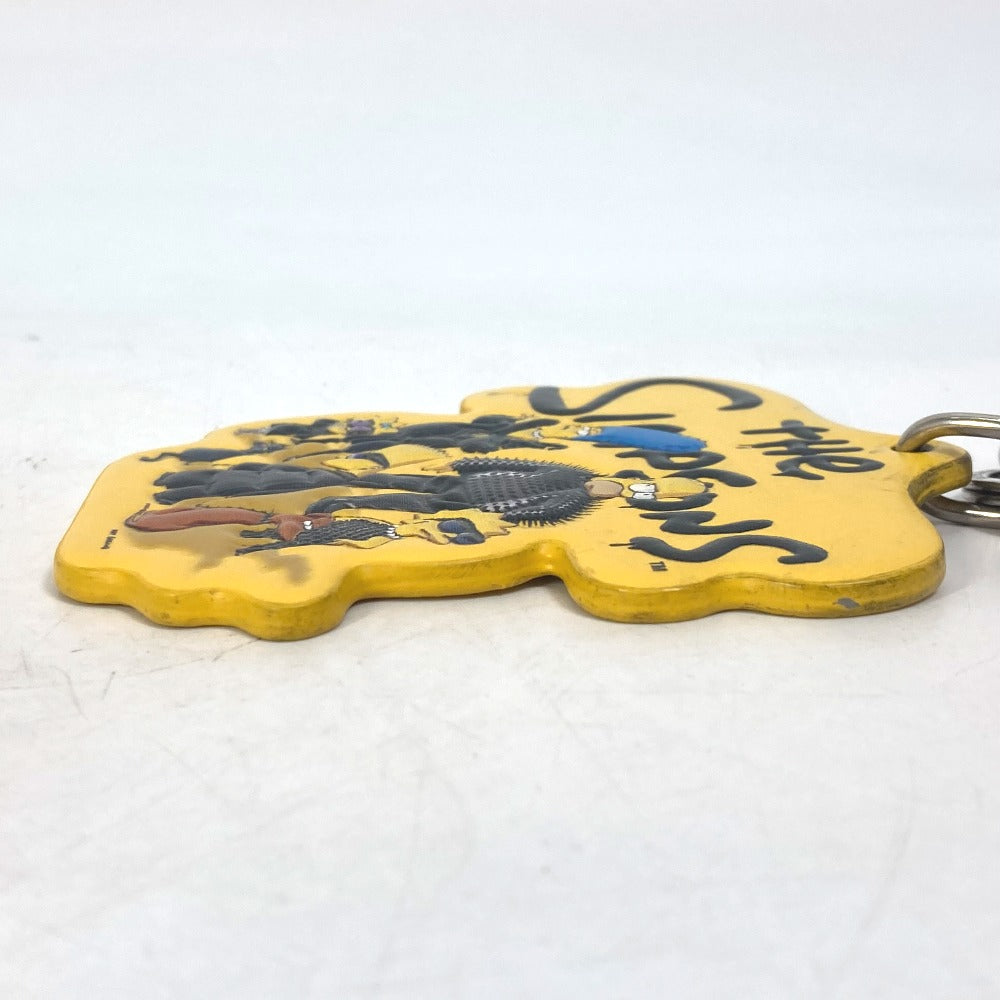 BALENCIAGA key ring 678769 leather yellow Simpsons The Simpsons collaboration mens