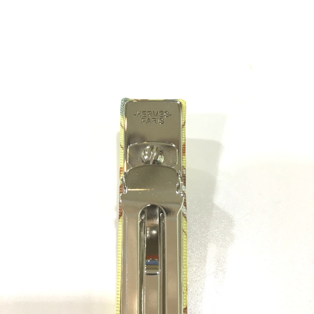 HERMES Valletta silk yellow hair accessory Overall handle Women