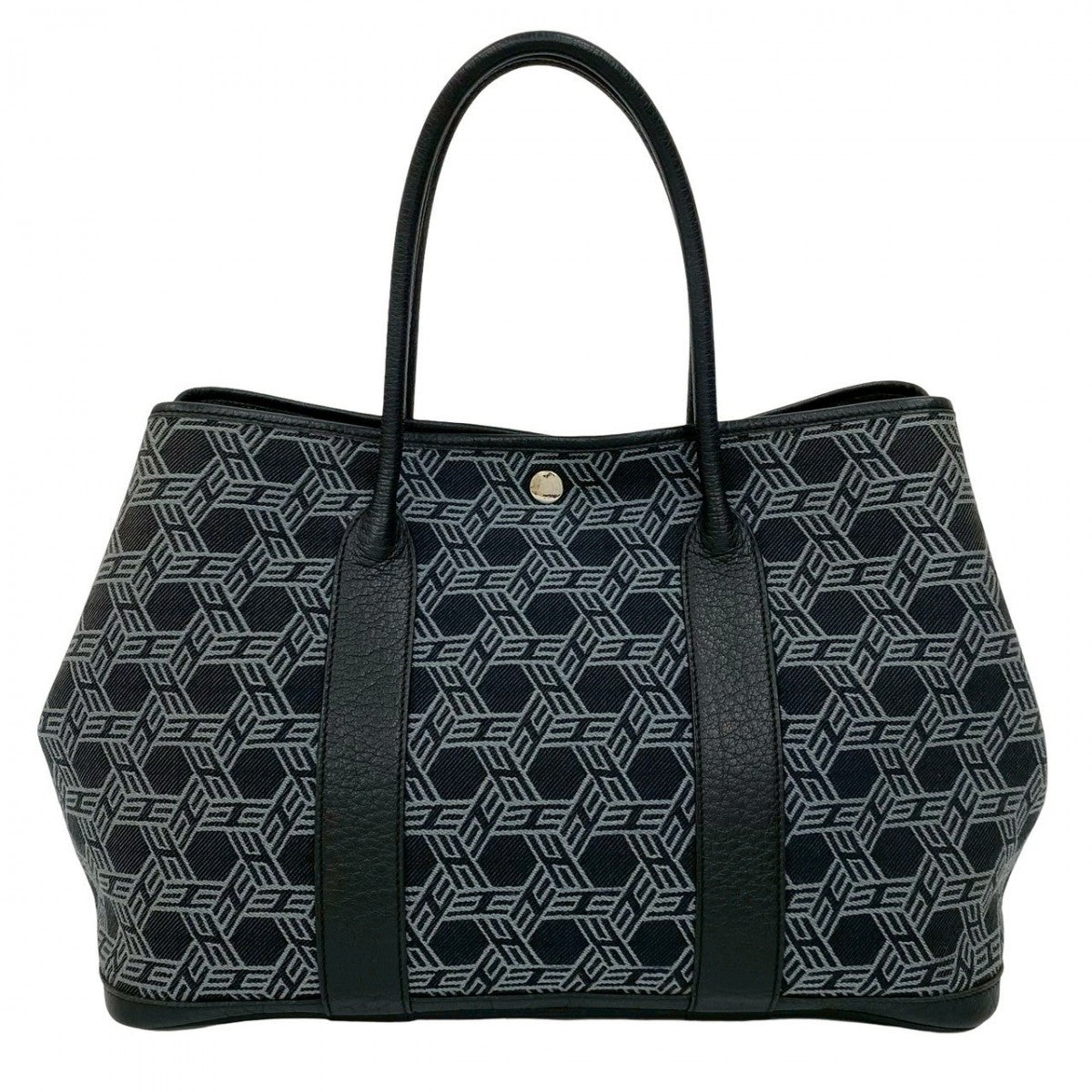 HERMES Tote Bag Towarso ash black Garden party PM