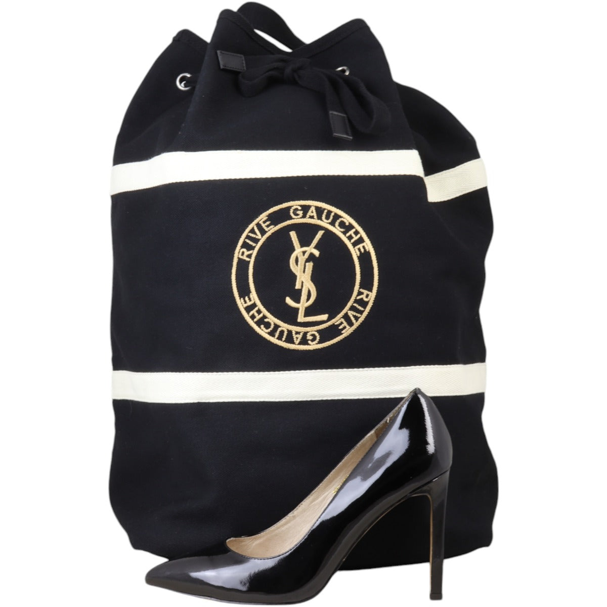 Saint Laurent Rive Gauche Sling Canvas Bag