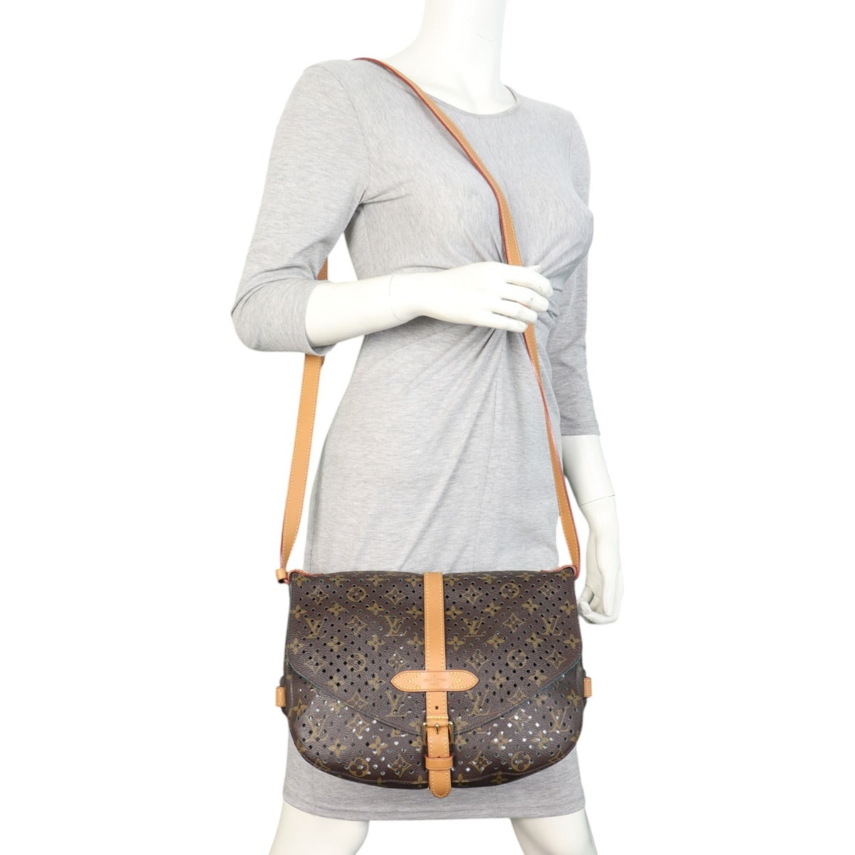 Louis Vuitton Saumur 30 Perforated Monogram