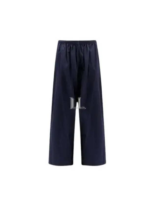 Luxury Balenciaga Trending 2025 Cotton Straight Pants Blue