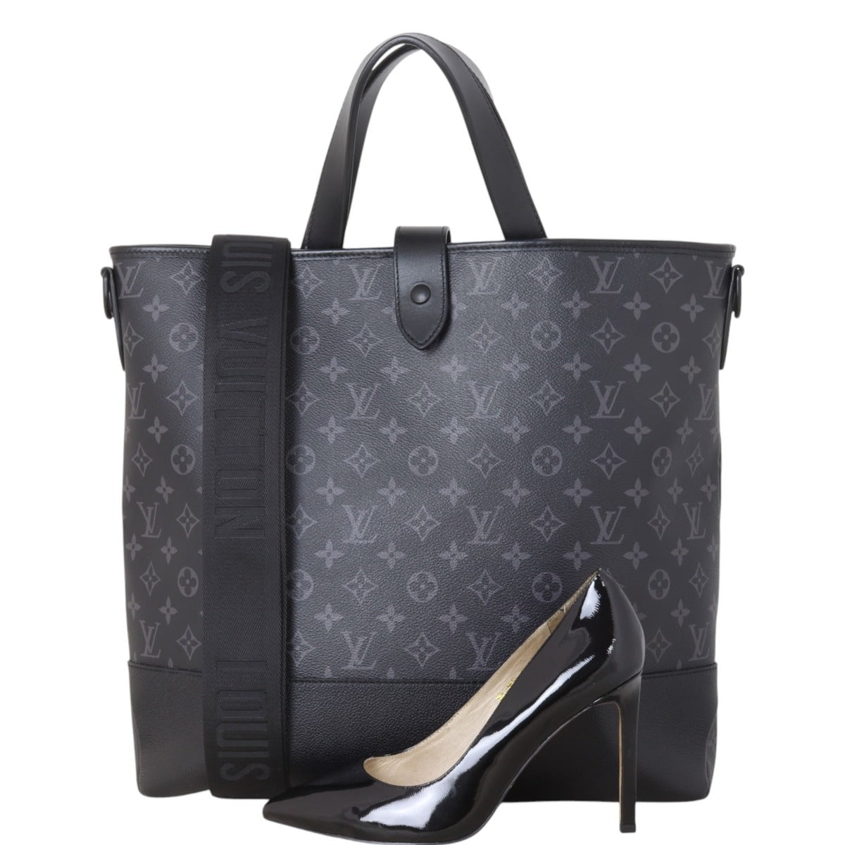 Louis Vuitton Saumur Tote Monogram Eclipse