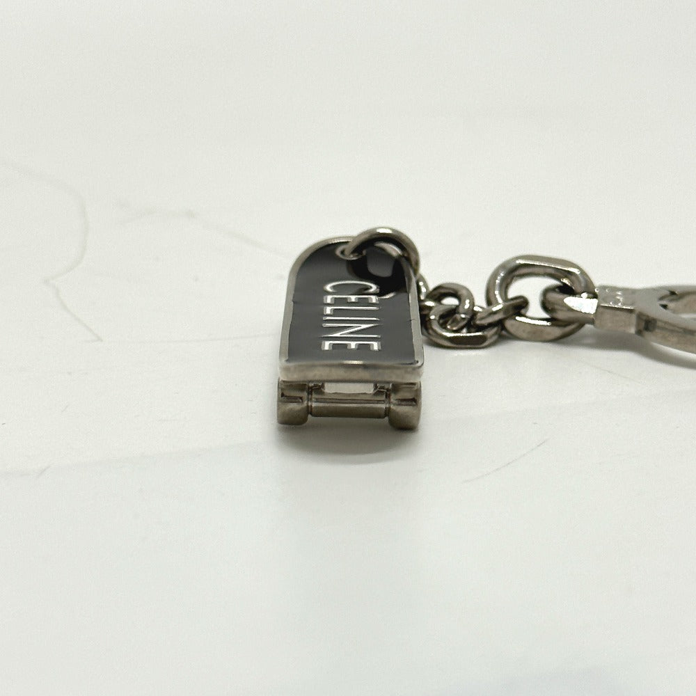CELINE key ring metal black skateboard mens