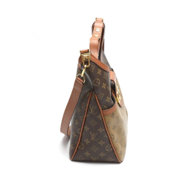 LOUIS VUITTON Shoulder Bag M45195 Monogram canvas Brown Shoulder Bag Monogram reverse Hobo Dauphine MM Women