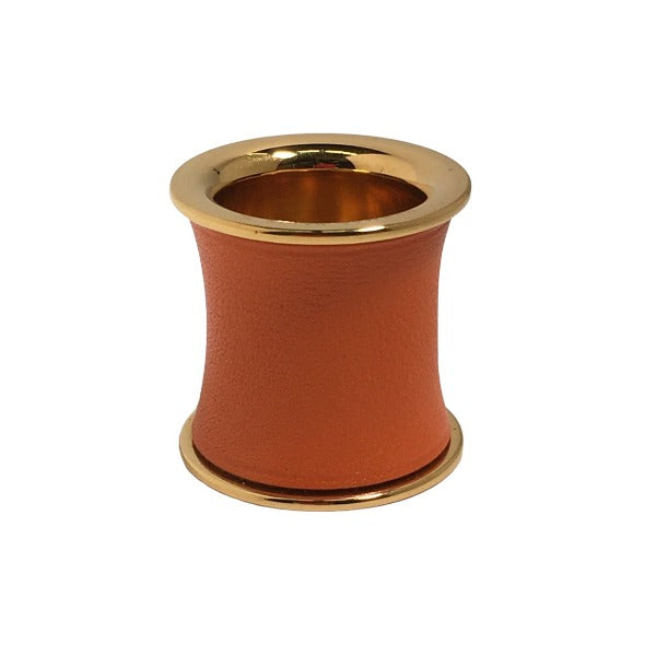 HERMES Scarf ring others Orange 20.5 Accessories Swift x Gold Plated unisex(Unisex)