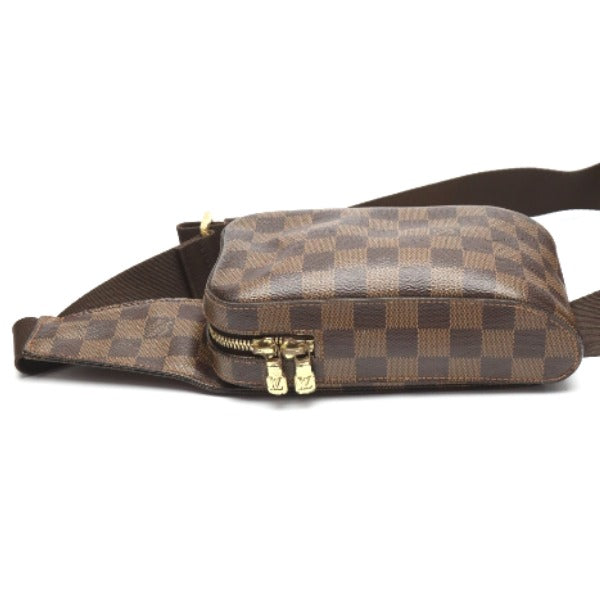 LOUIS VUITTON Sling bag N51994 Damier canvas, leather Brown Waist pouch Damier Geronimos unisex(Unisex)