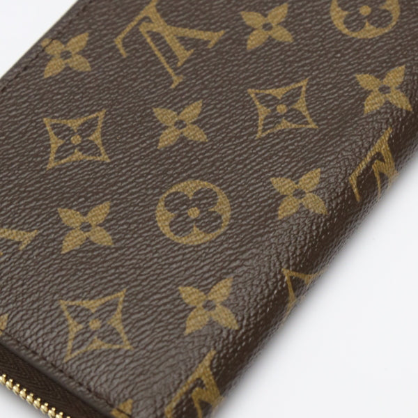LOUIS VUITTON Long Wallet Purse M41894 Monogram canvas Rose valerine Zippy wallet Monogram Zip Around Women(Unisex)