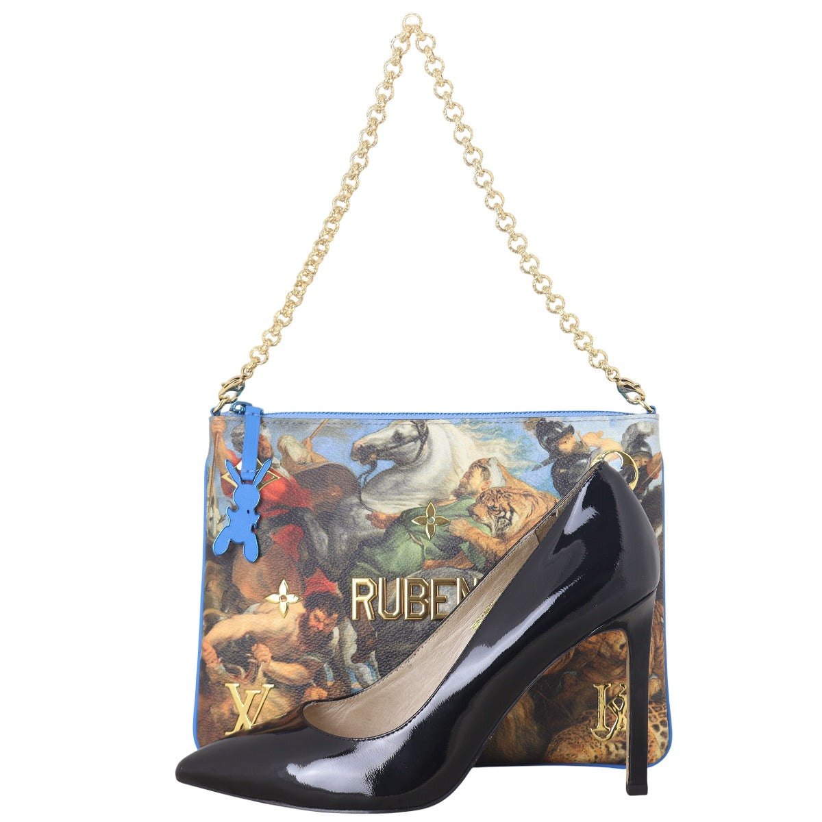 Louis Vuitton x Jeff Koons Rubens Pochette Painted Canvas