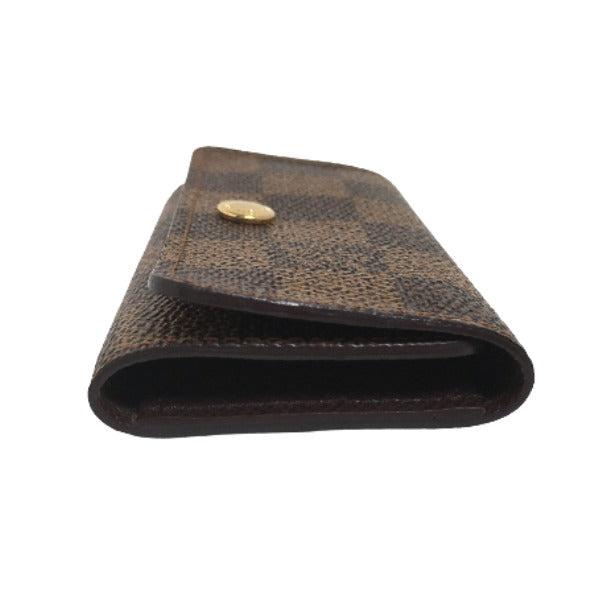 LOUIS VUITTON Key case Key holder N62631 Damier canvas Brown Key case for 4 Key holder Damier Multicles4 unisex(Unisex)