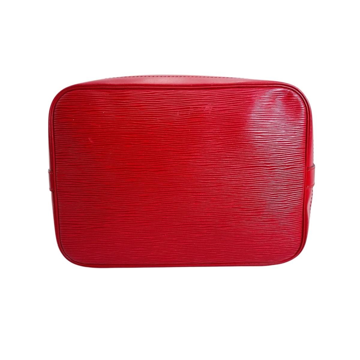 LOUIS VUITTON Shoulder Bag M44017 Epi Leather Noir x Castilian Red Epi Noe