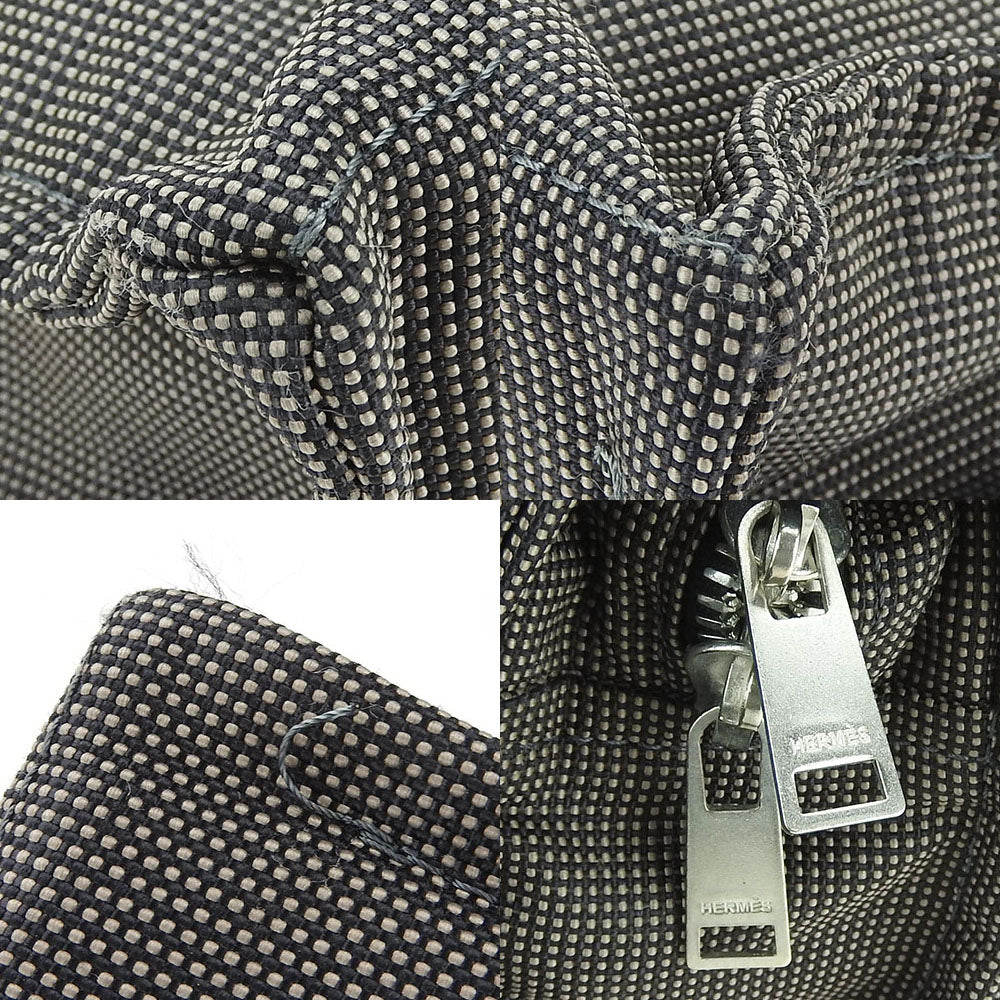 HERMES Tote Bag canvas gray Her Line Tote PM unisex(Unisex)