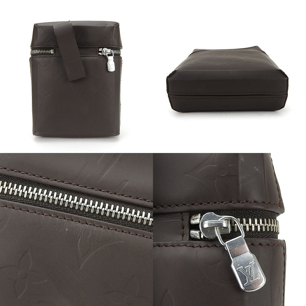 LOUIS VUITTON Pouch M46550 Monogram grass leather Brown Ray unisex(Unisex)